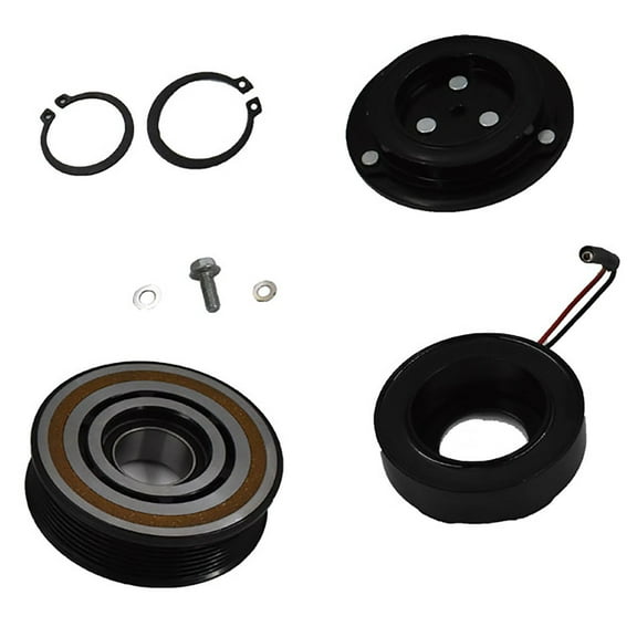 A/C Compressor Clutch Assembly Kit for Toyota Tacoma 2.7L 4.0L 3.5L 2005-2016 Repair Kit Plate Pulley Bearing Coil