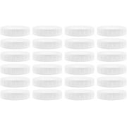 Wide Mouth Plastic Mason Jar Lids (24-Pack Bundle) 86-450 Size