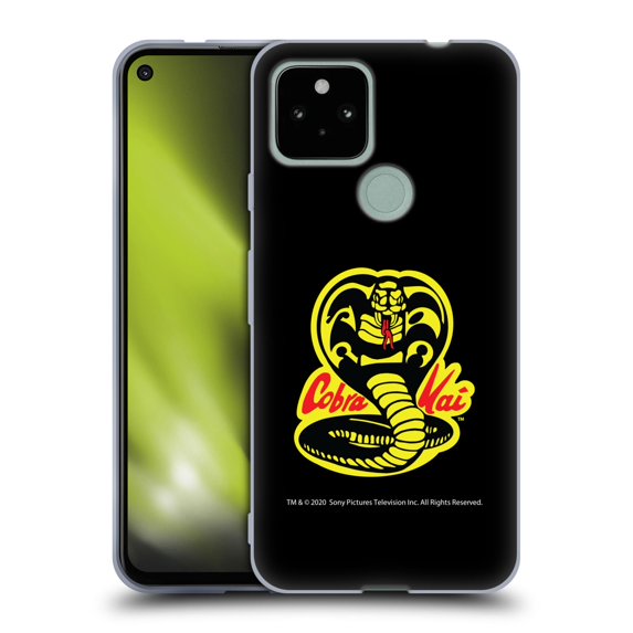 Head Case Designs Officially Licensed Cobra Kai Graphics Logo Soft Gel Case Compatible with Google Google Pixel 4a 5G