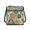 Colourful Flowers, variant on HELLHERO Multiple Zipper Pockets Purse Satchel for Daily Short Trips Travel, PU Leather Lightweight Adjustable Strap Satchel Bag, Colorful Floral Mandala