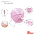 thumbnail image 4 of Cuna Moises D´Bebe Siesta Bebe Rosa, 4 of 6
