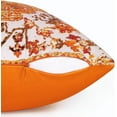 thumbnail image 6 of Boho Pillow Covers 12x20 Inch Set of 2, Orange Throw Pillow Cover for Thanksgiving Fall Autumn, Velvet Farmhouse Decorative Carpet Pattern Ethnic Design Lumbar Pillowcase for Couch Sofa Bench, 6 of 6