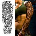 thumbnail image 4 of Tatuajes en El Hombro Falsos 4 Piezas Suministro Fiesta Animal para Cuerpo Brazo, 4 of 9