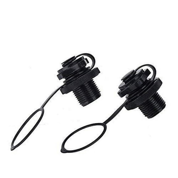 Inflatable Air Valve Replacement, Screw Air Valve For Inflatable Rubber Dinghy Raft Pool Boat Fishing Boats 2Pcs Boston Valve Replacement River Run TubeCaps