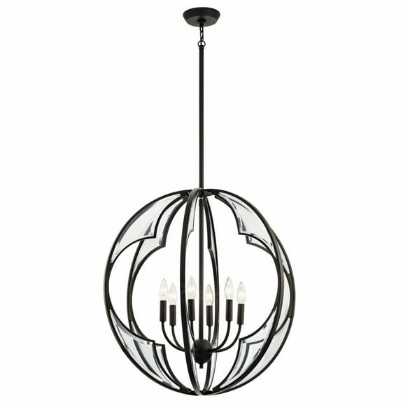 43097OZ-Kichler Lighting-Montavello - 6 light Medium Chandelier - with Transitional inspirations - 27 inches tall by 26 inches wide-Olde Bronze Finish