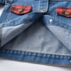 thumbnail image 3 of Gibobby Chamarra niñoNiños pequeños prendas de vestir a cuadros rojos sobre otoño invierno manga larga chaqueta de mezclilla blusa niños(Azul, 6-7 Años), 3 of 5