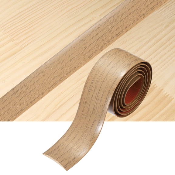 Floor Transition Strip,3.28ft x 1.57"(LxW) Self Adhesive Vinyl Flooring Edging Trim PVC Flooring Flat Divider Strip Cover Strips for Joining Floor Gaps, Rosewood Vein Brown