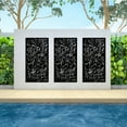 thumbnail image 3 of 76 in x47 in Decorative Privacy Screen Outdoor Divider with Stand, 3 of 5