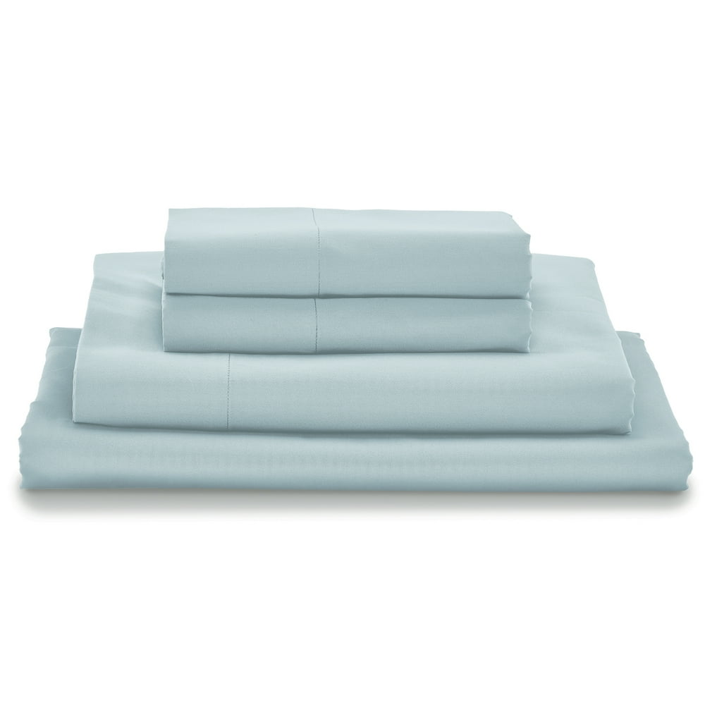 My Pillow Bed Sheets (Queen, Light Blue) Long Staple Cotton Giza Dreams