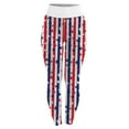 thumbnail image 2 of TOWED22 Women's 4th of July Leggings American 4th of July Tights Leggings for Women High Waisted(Hot Pink,XXL), 2 of 3
