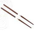 thumbnail image 3 of Palillos desmontables portátiles Utensilios Cubiertos Palillos plegables Vajilla para Madera Acero Inoxidable Zulema Palillos al aire libre, 3 of 6