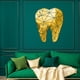 thumbnail image 3 of Adhesivo de pared con espejo acrílico extraíble para decoración de pared y hogar. dorado, 3 of 6