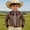 F184-Brown, variant on FYDUU Boys Shirts Casual Boy's Western Cowboy Shirt Kids Button-Down Shirts Regular Fit Long Sleeve Shirts Dress Blouses Festival Party Tops 6-7 Years