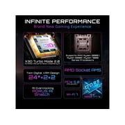 GIGABYTE X870E AORUS XTREME X3D AI TOP AMD AM5 LGA 1718, E-ATX, Supports AMD Ryzen 9000/8000/7000 Series Processors, DDR5, 24+2+2 Total Power Phase, 5x M.2, PCIe 5.0, USB4 Type-C, WIFI7, Dual 10GbE,
