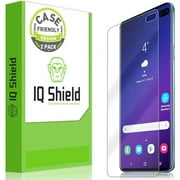 IQ Shield Screen Protector Compatible with Galaxy S10 Plus (S10+ 6.4 inch)(2-Pack)(Case Friendly) Anti-Bubble Clear