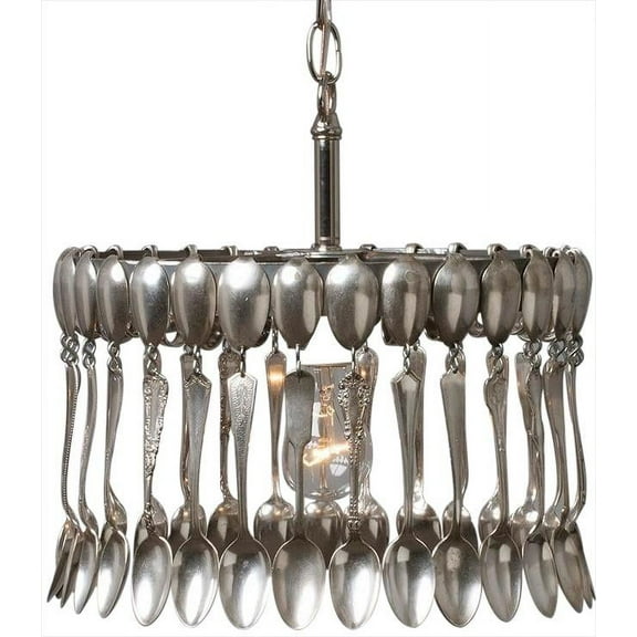 New 60 Spoons Chandelier Vintage Silver Pendant Spoon Pendant Candelabra B CV-31