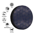 thumbnail image 4 of Naloa Sunflowers PVC Leather Spare Tire Wheel Cover for Car Truck SUV Camper Trailer Universal Fit many size14 inch, 4 of 6