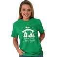 thumbnail image 3 of Silent Night Holy Manger Christmas Women's Graphic T Shirt Tees Brisco Brands S, 3 of 6