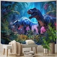 thumbnail image 4 of Tapiz de Pared GOAOK Dinosaurio 100x70 cm Decoración para Cuarto de Niños, 4 of 6