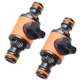 thumbnail image 1 of 2 Pcs 16mm Tuyau d'Arrosage Tuyau en Ligne Robinet Robinet Robinet Raccord Rapide, 1 of 10