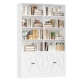thumbnail image 7 of Hiphuta 71"H x 47.2"W Standard Bookcase, Tall Bookcase for Bedroom, Living Room and Office, Freestanding Display Storage Shelves, White, 7 of 7