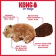 thumbnail image 2 of KONG® Dr.Noyz Dog Toy with Squeaker, Beaver, Small for Dogs Up to 20 lbs, 2 of 5
