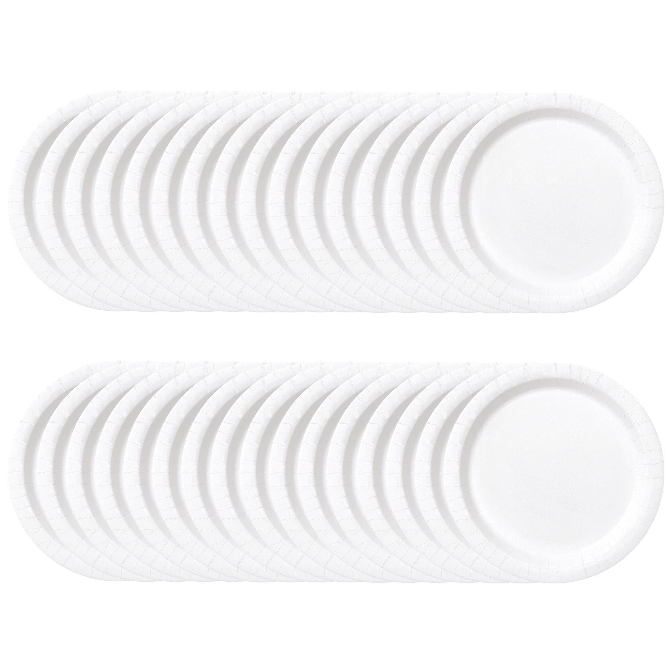 20 Count 9IN White Dessert Paper Plates by Way To Celebrate