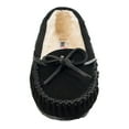 thumbnail image 4 of Minnetonka Womens Cally Slipper, Black, Size 10 Wide, 4 of 5