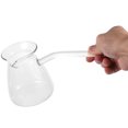 thumbnail image 4 of Hand-held Milk Coffee Boiling Kettle Glass Scented Tea Teapot Transparent Kettle, 4 of 9