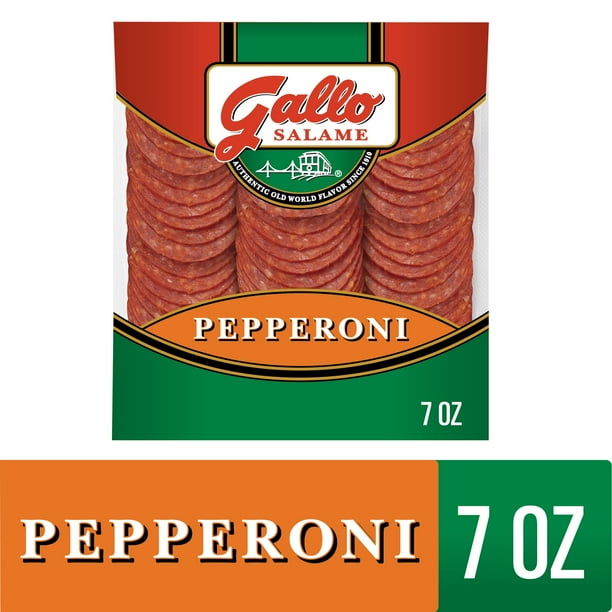 Gallo Salame Deli Sliced Pepperoni Lunch Meat, 7 oz
