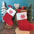 thumbnail image 3 of Medias navideñas con letras para el hogar, calcetín con colgante de árbol de Navidad, regalo de Navidad, copo de nieve, alfabeto, novedad, 3 of 4
