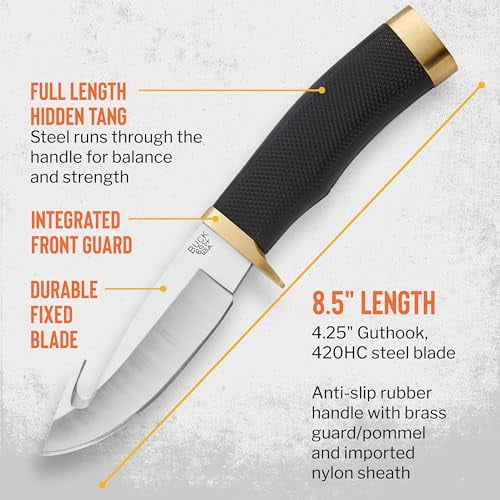 NEW Buck Knives 0691BKG 2607 Buck Zipper, Rubber