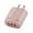 Pink, variant on erfcxs 3-port USB Charging Head Macaron Color Matching Charging Head Portable USB Charging Head