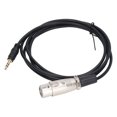 thumbnail image 3 of Cable Adaptador Estéreo, Cable TRS Macho A XLR Hembra De 3,5 Mm Que Reduce La Pérdida De Señal Plug And Play Ecológico De Baja Distorsión Para Reproductores De DVD, 3 of 7