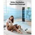 thumbnail image 6 of NFTIGB 36-Inch Tower Fan Quiet Oscillating Floor Fan with 3 Speeds, 3 Modes, 12H Timer, Bladeless Standing Fan for Home, Black, 6 of 9