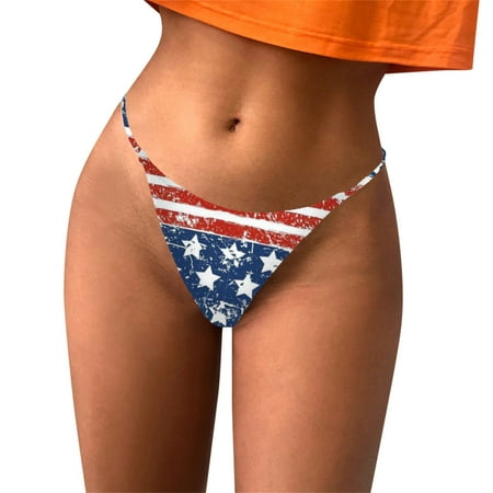 

GWAABD Womens Underwear Thin Women Prints Panties Thong Colors Optiont Lingerie G String T Back Underpants Comfort Soft Low Rise Panties