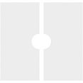 thumbnail image 4 of 20"OD x 4"ID x 7"C x 1"P Rubik Architectural Grade PVC Contemporary Ceiling Medallion, Two Piece, 4 of 11