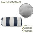 thumbnail image 5 of Majestic Home Goods Bolster Pillow Vertical Stripe Navy, 5 of 5
