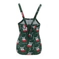 thumbnail image 5 of DYMADE Women's Funny Christmas Snowflake Elk Printed Basic Sleeveless Tank Top, 5 of 5