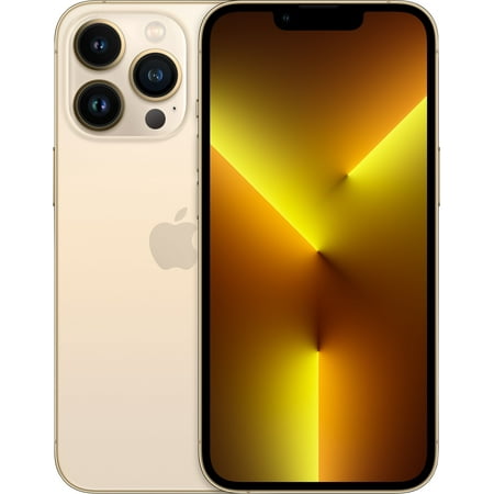 Restored Apple iPhone 13 Pro - Carrier Unlocked - 256GB Gold (Refurbished)