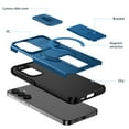 thumbnail image 6 of Dteck Magnetic Case for Samsung Galaxy S24 Plus,Shockproof TPU+PC Case Compatible with Mag Safe with Sliding Camera Lens Protection Kickstand Cover for Galaxy S24+ ,Blue, 6 of 9