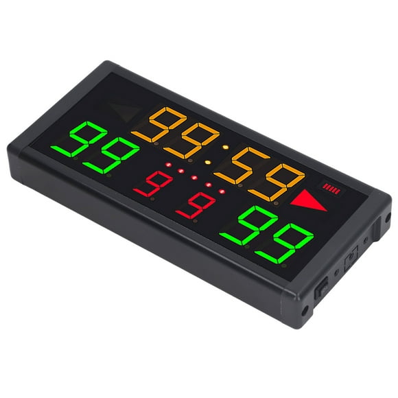 Small Cornhole Scoreboard, Indoor 10 Digits Rechargeable LED Scoreborad Electronic Tabletop Score Keeper With Remote, Digital Score Board For Basketball Badminton