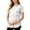 White, variant on Gytharion Women's Fashion Printed Breastfeeding Maternity Tops Crewneck Short Sleeve Pregnant Tshirts Casual Breathable Nursing Blouse