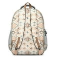 thumbnail image 3 of Boho Bohemia Flower Backpack for School,Cute School Bag,Schoolbag with Adjustable Shoulder Straps & Padded Back,16.9 Inch, 3 of 5