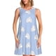 thumbnail image 1 of Fotbe Cute Poodle Dog Vestido de Verano sin Mangas para Mujer – Vestido Midi Línea A, Estilo Camiseta Floral, Vestido Playero Casual y Fluido, 1 of 7