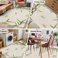 thumbnail image 5 of Green Botanical Area Rugs 2.7'x5', Washable Small Throw Rugs for Kitchen Bedroom, Farmhouse Dragonfly Indoor Outdoor Rug Non-Slip Low Pile Carpet Runner Reversible Floor Mats, 5 of 8