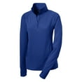 thumbnail image 7 of Yellow Rooster Women's Sport Wick Stretch 1/2 Zip Pullover True Royal 3XL, 7 of 7