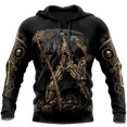 thumbnail image 3 of Sudadera con capucha con estampado de calavera para hombre, sudadera Unisex de moda 3D, ropa informal de gran tamaño, Hip Hop, invierno y otoño, nueva, 3 of 5