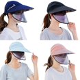 thumbnail image 2 of Women Sun Hat Protective Creative Summer Cap Beach Hat with Face Shield, 2 of 4