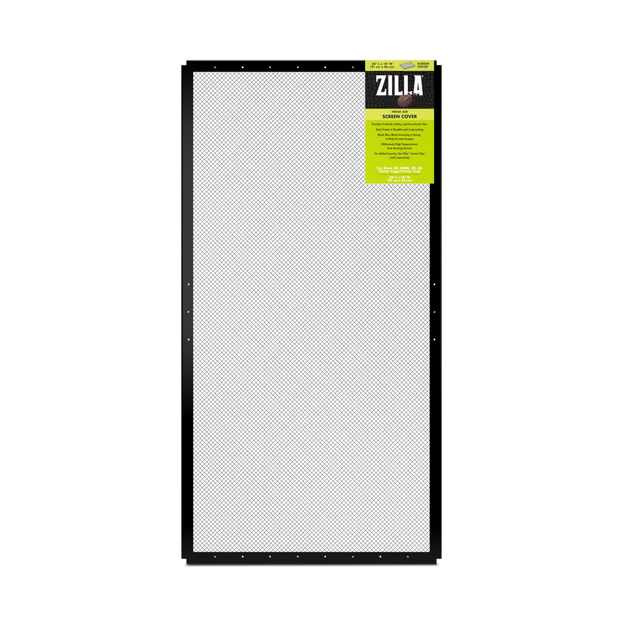 Zilla Fresh Air Screen Cover 36 x 18 Inches